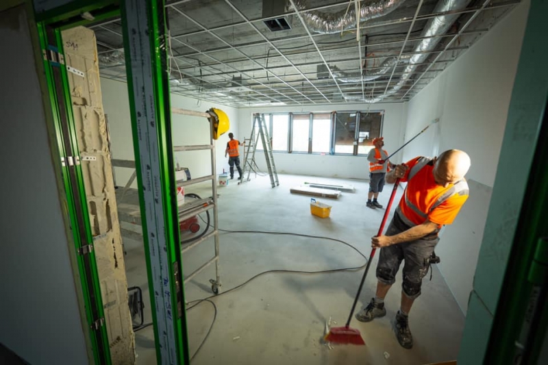 16/20 Postępy prac przy rozbudowie SP20