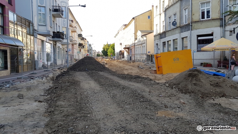 8/19 Postęp prac przy ul. Chrobrego i Mieszka I