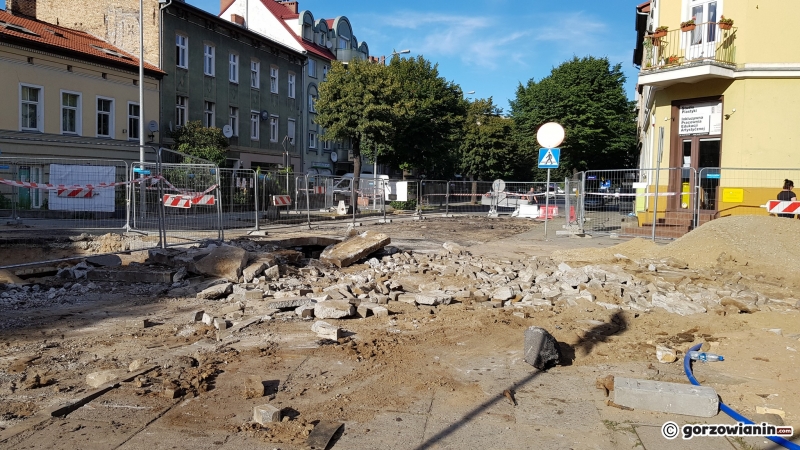 13/19 Postęp prac przy ul. Chrobrego i Mieszka I