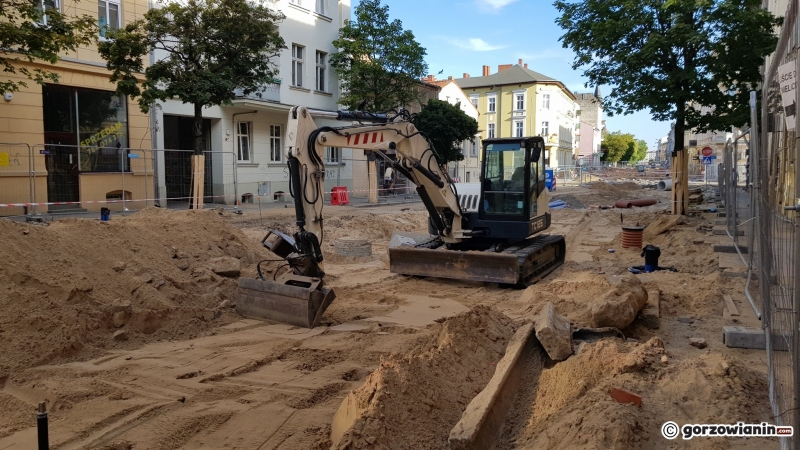 14/19 Postęp prac przy ul. Chrobrego i Mieszka I