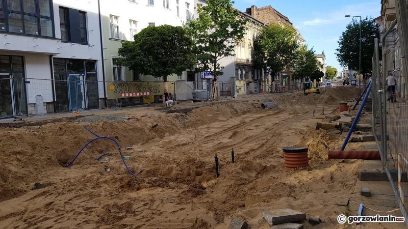 15/19 Postęp prac przy ul. Chrobrego i Mieszka I