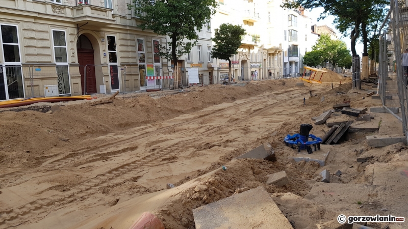 19/19 Postęp prac przy ul. Chrobrego i Mieszka I