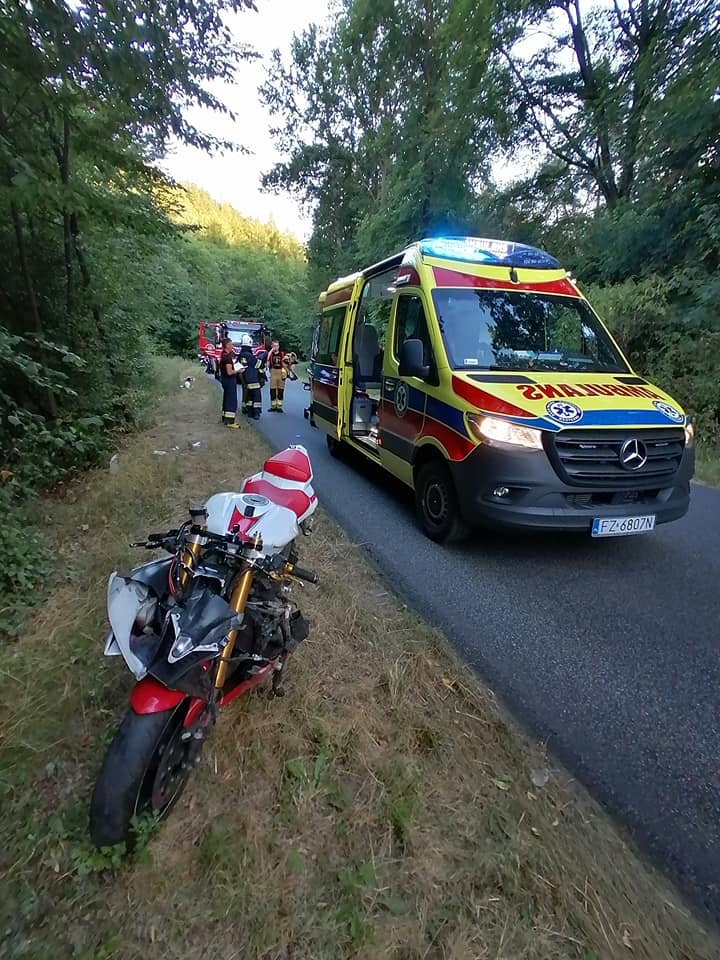 4/4 Wypadek motocyklisty w Łupowie