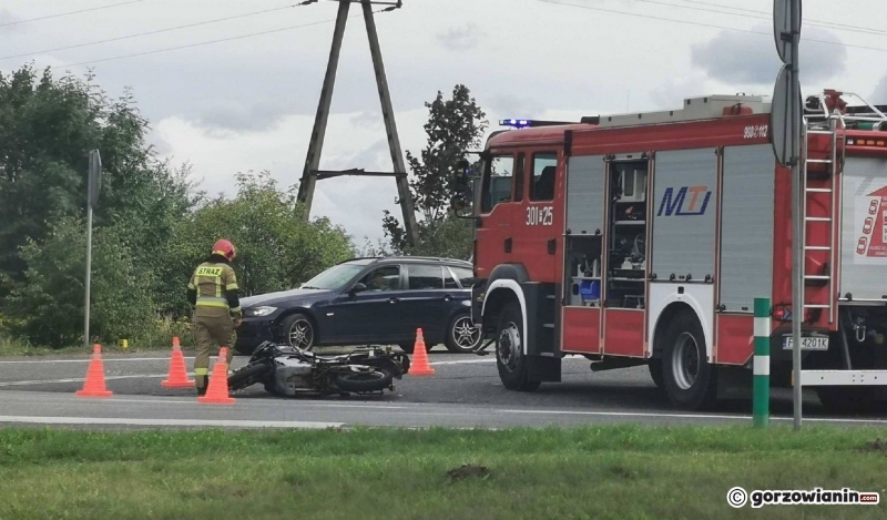 1/6 Wypadek z udziałem motocykla i mercedesa