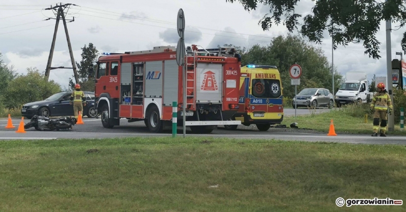 6/6 Wypadek z udziałem motocykla i mercedesa