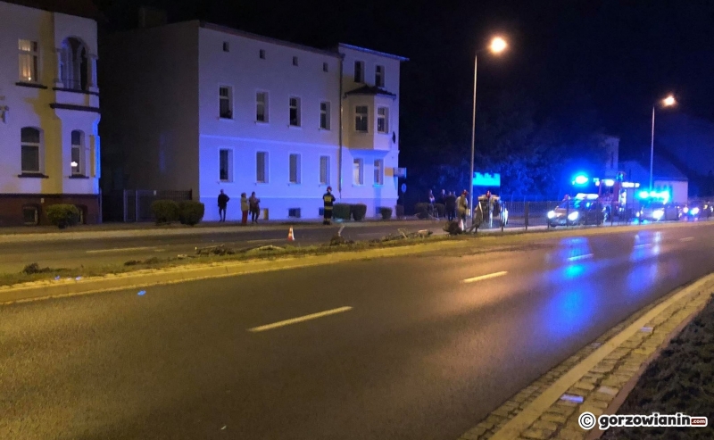 5/6 Kierujący audi przebił bariery przy ul. Grobla