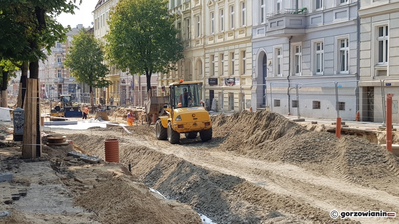 7/27 Rozkopana ul. Chrobrego i Mieszka I