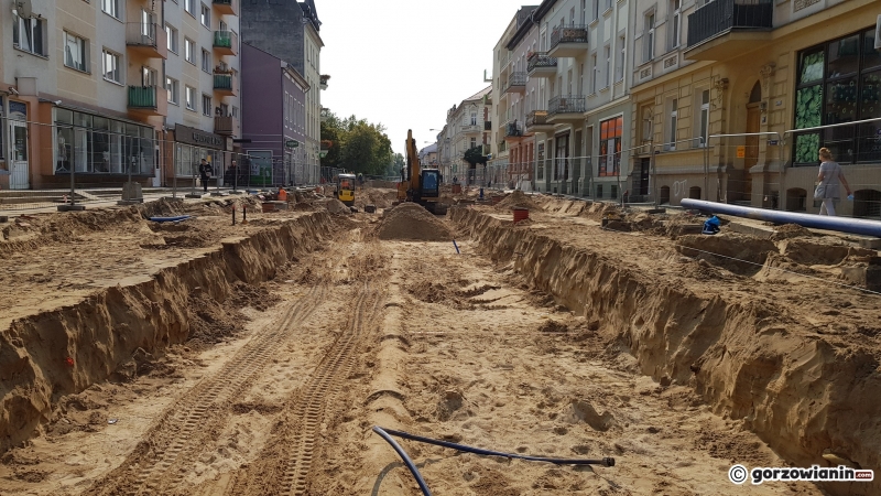 17/27 Rozkopana ul. Chrobrego i Mieszka I