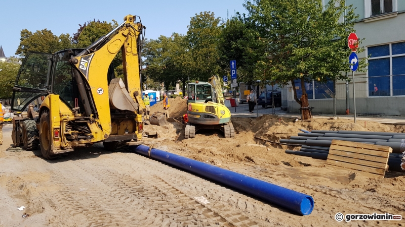 20/27 Rozkopana ul. Chrobrego i Mieszka I