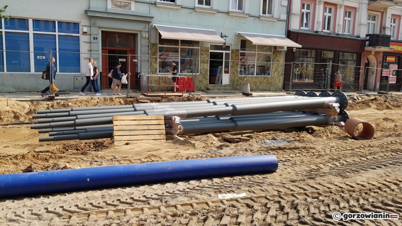 22/27 Rozkopana ul. Chrobrego i Mieszka I