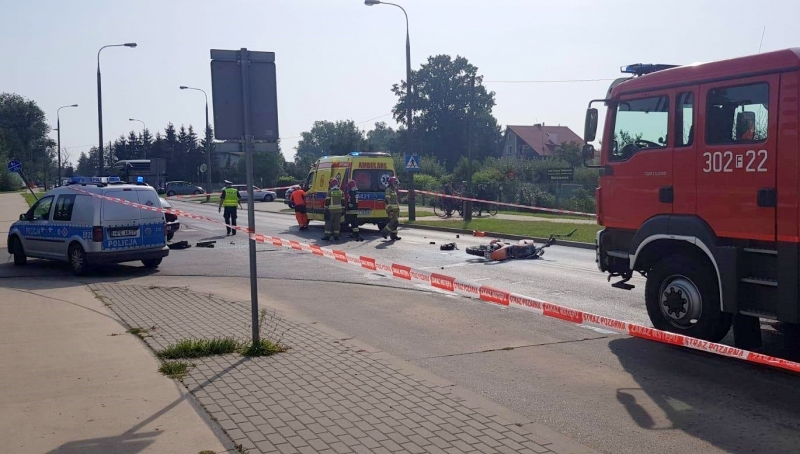 3/3 Zderzenie motocykla i mazdy