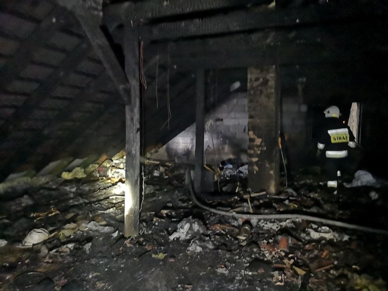 7/7 Pożar domu w Krasowcu