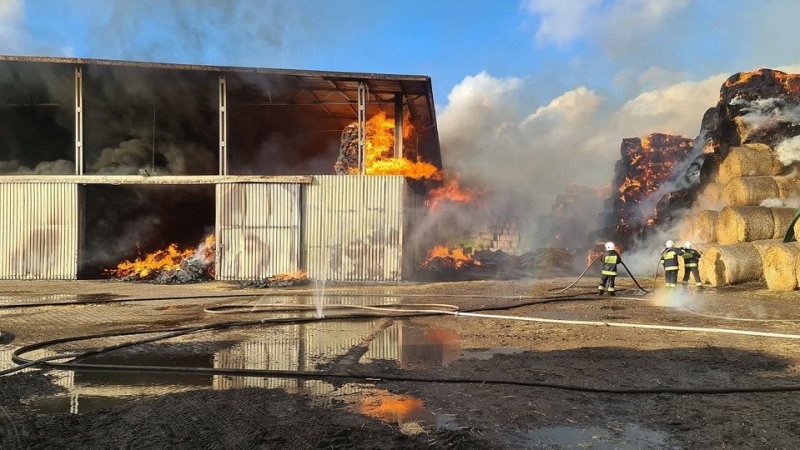 5/14 Pożar fabryki w Przytocznej