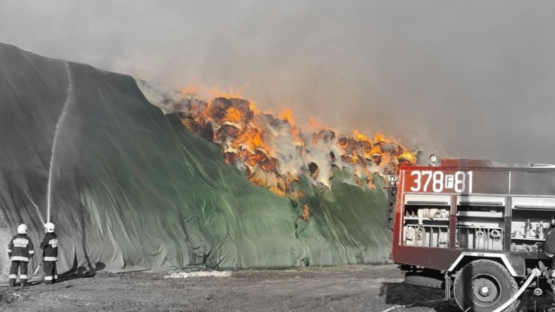8/14 Pożar fabryki w Przytocznej
