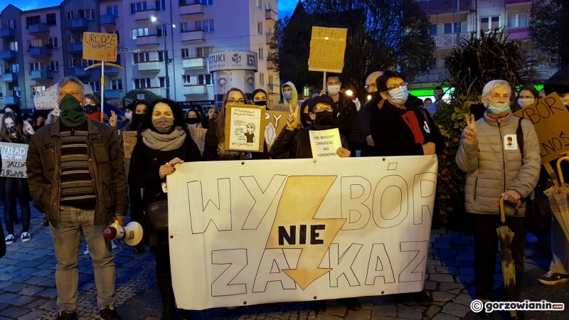 10/20 Nie składamy parasolek. Protest w Gorzowie