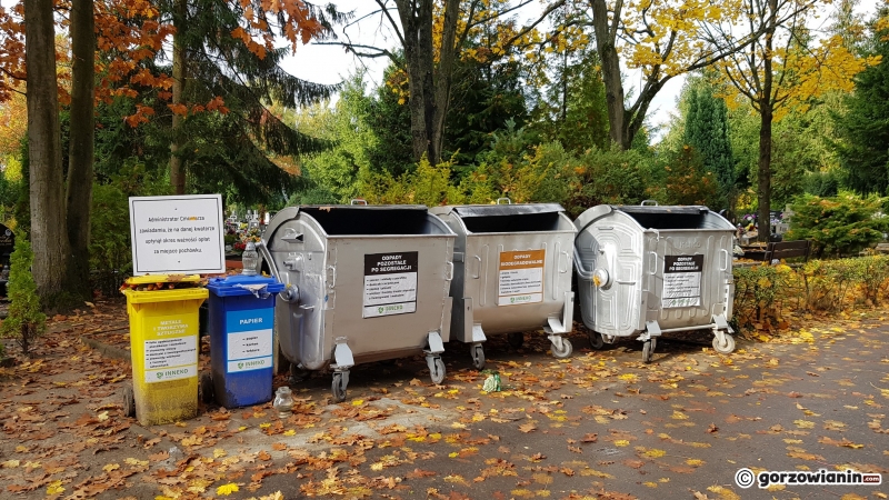 12/12 Segregacja śmieci na cmentarzu