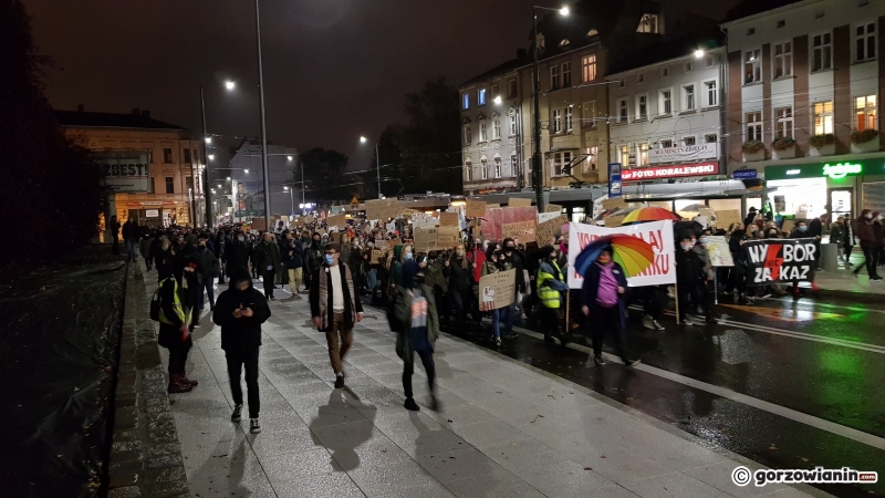 10/11 Protestujący przeszli ulicami Gorzowa