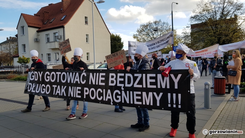 2/10 Protest branży gastronomicznej w Gorzowie