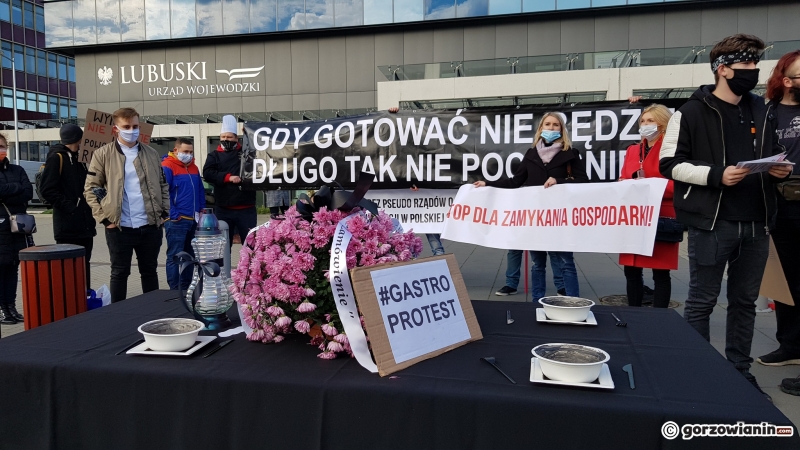 3/10 Protest branży gastronomicznej w Gorzowie