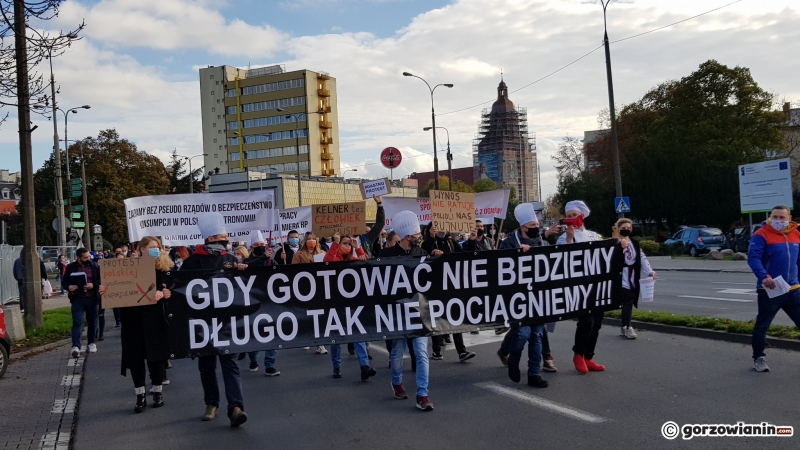 5/10 Protest branży gastronomicznej w Gorzowie