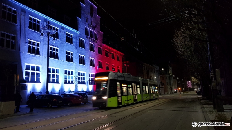 2/11 Biało-czerwone iluminacje w Gorzowie