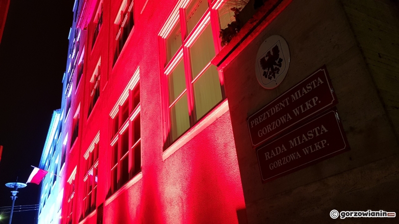 5/11 Biało-czerwone iluminacje w Gorzowie