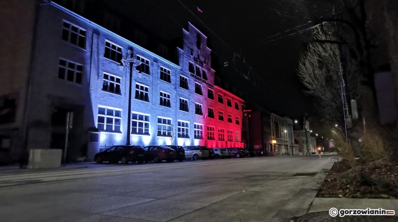 8/11 Biało-czerwone iluminacje w Gorzowie