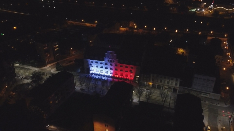 11/11 Biało-czerwone iluminacje w Gorzowie