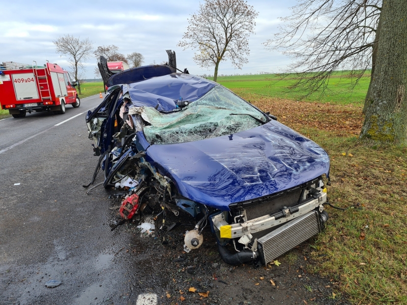 4/4 Wypadek na DK22 koło Strzelec Krajeńskich