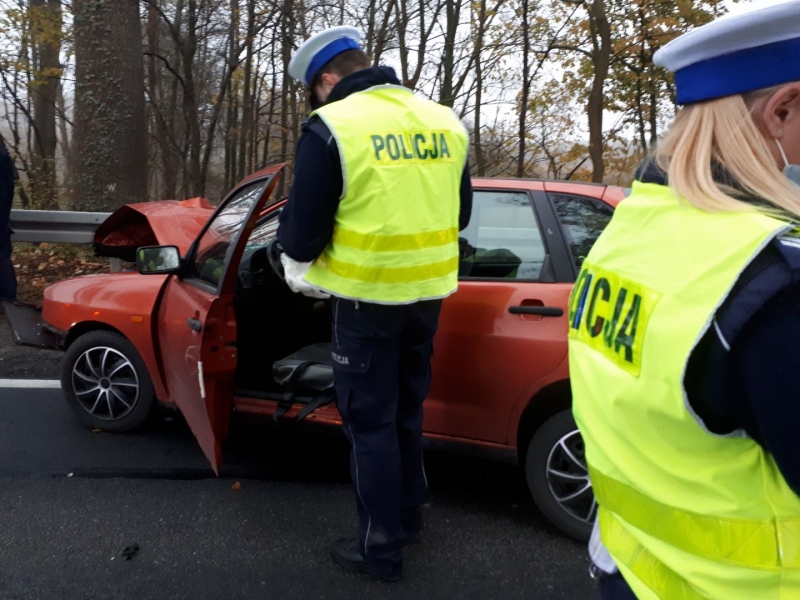 2/3 Czołówka na DK22 koło Strzelec