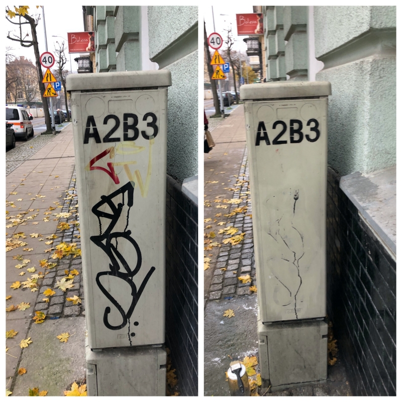 3/10 Akcja społeczników przy ul. 30 Stycznia 