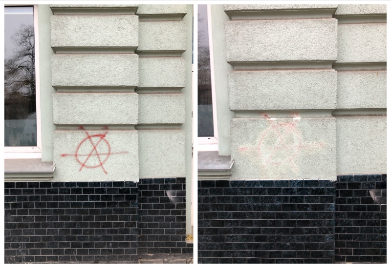 4/10 Akcja społeczników przy ul. 30 Stycznia 