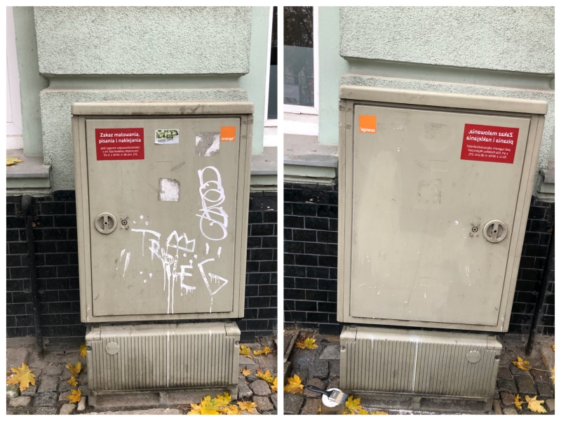 6/10 Akcja społeczników przy ul. 30 Stycznia 