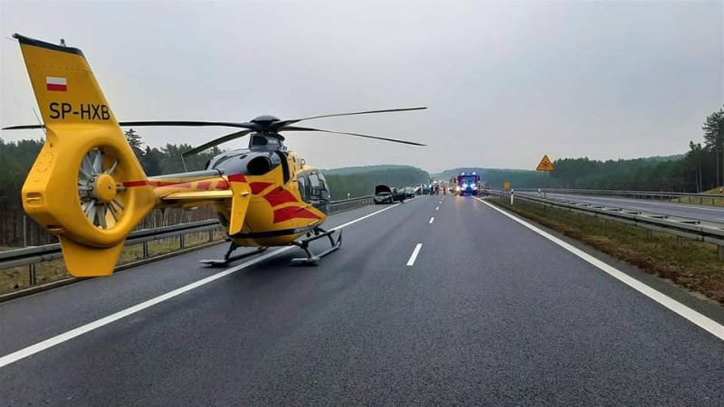 5/8 Wypadek na S3 koło Skwierzyny