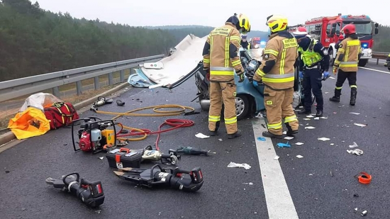 7/8 Wypadek na S3 koło Skwierzyny