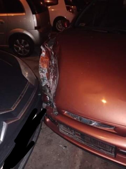 5/6 Rozbite auta przy Matejki