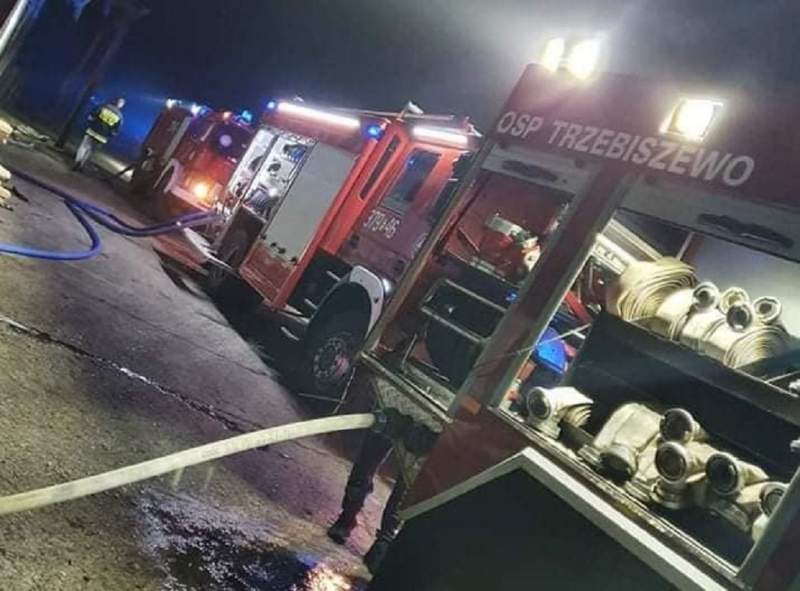 4/9 Pożar tartaku w Trzebiszewie