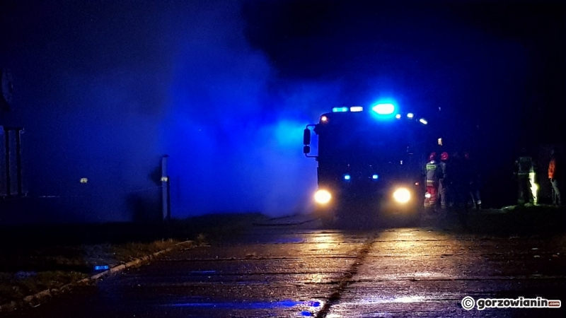 5/8 Pożar rozdzielni prądu w Gorzowie