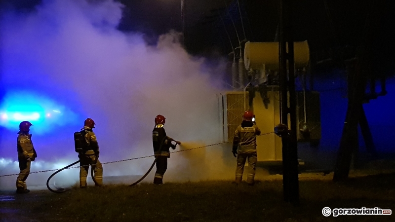7/8 Pożar rozdzielni prądu w Gorzowie