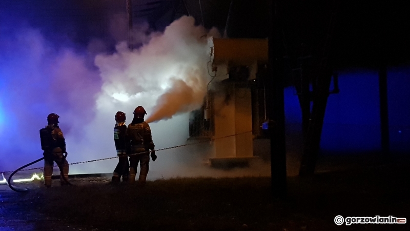 8/8 Pożar rozdzielni prądu w Gorzowie
