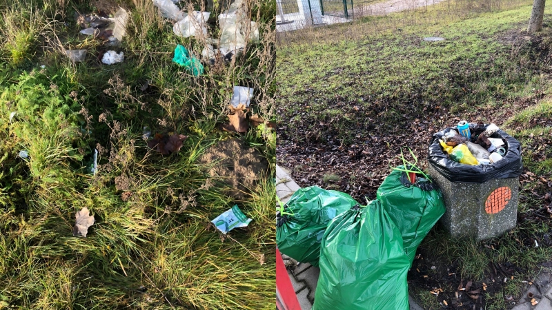 4/6 Posprzątany teren koło giełdy