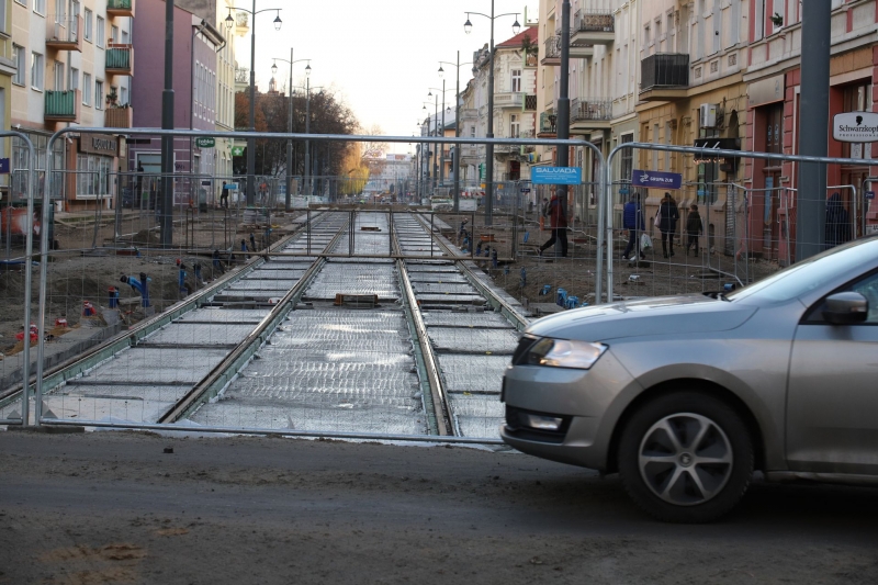 8/26 Co słychać na remontowanej ul. Chrobrego i Mieszka I?