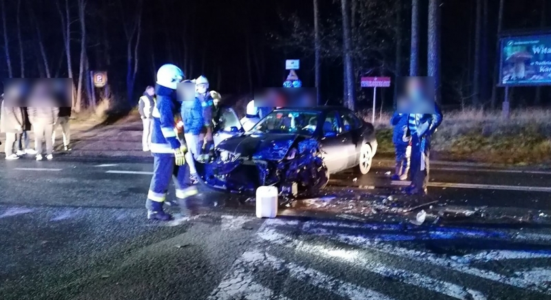 3/6 Wypadek koło Starego Polichna