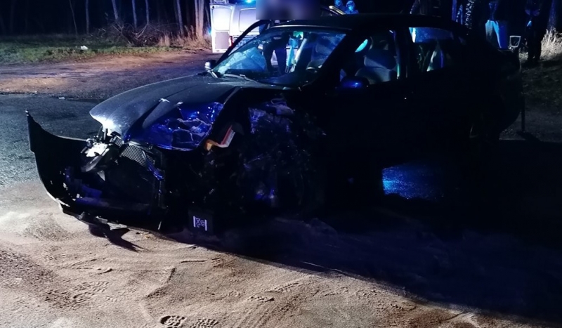 4/6 Wypadek koło Starego Polichna