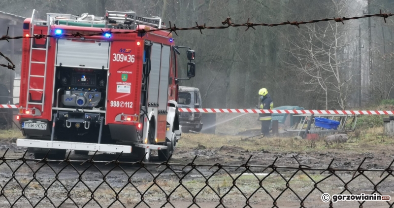 1/4 Pod Gorzowem spłonął samochód