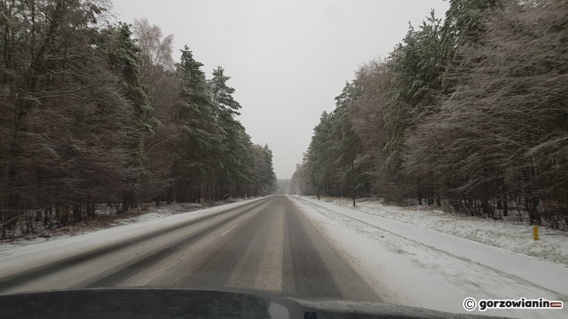 4/8 Fatalne warunki na drogach w okolicach Gorzowa