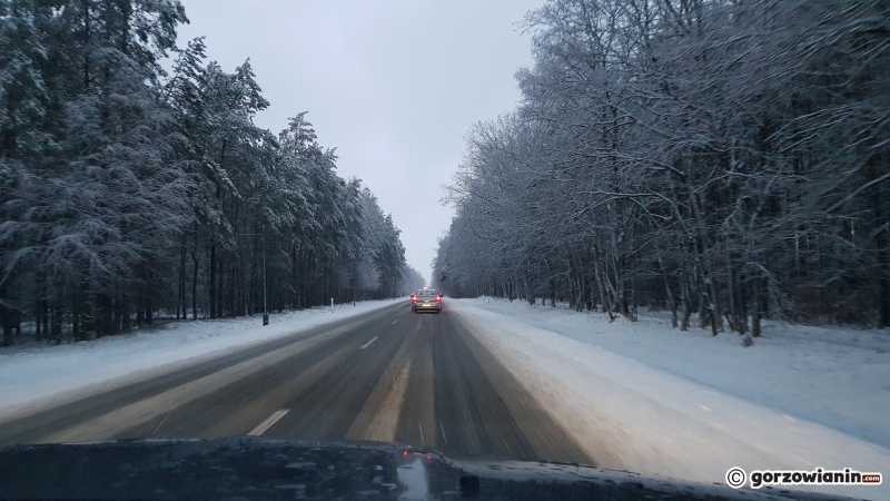 5/8 Fatalne warunki na drogach w okolicach Gorzowa