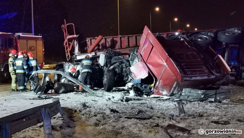 3/6 Wypadek ciężarówki na S3