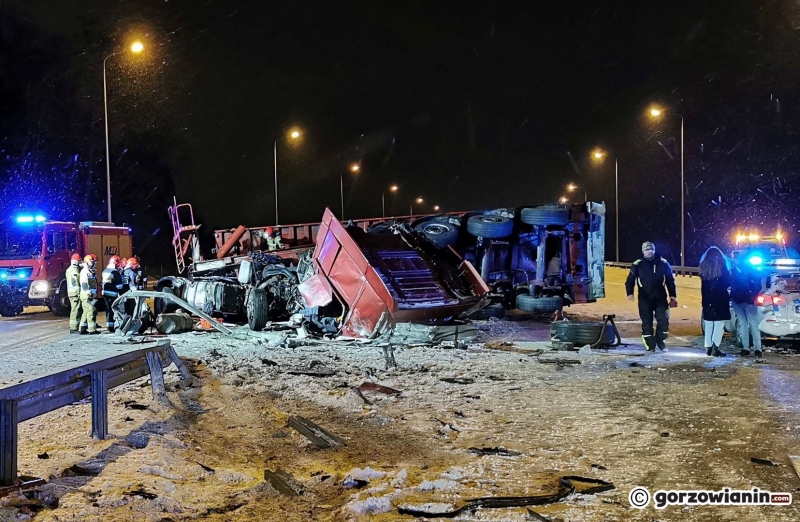 5/6 Wypadek ciężarówki na S3
