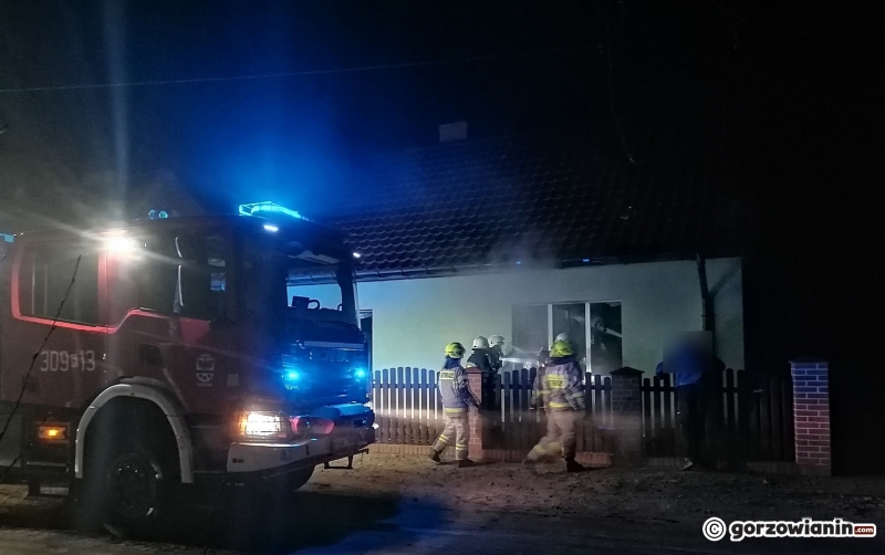 7/7 Pożar w domu jednorodzinnym w Gliniku